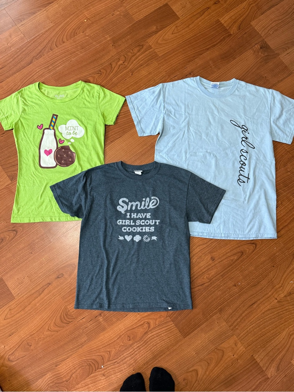 Girl Scout Shirt Lot - Various Sizes